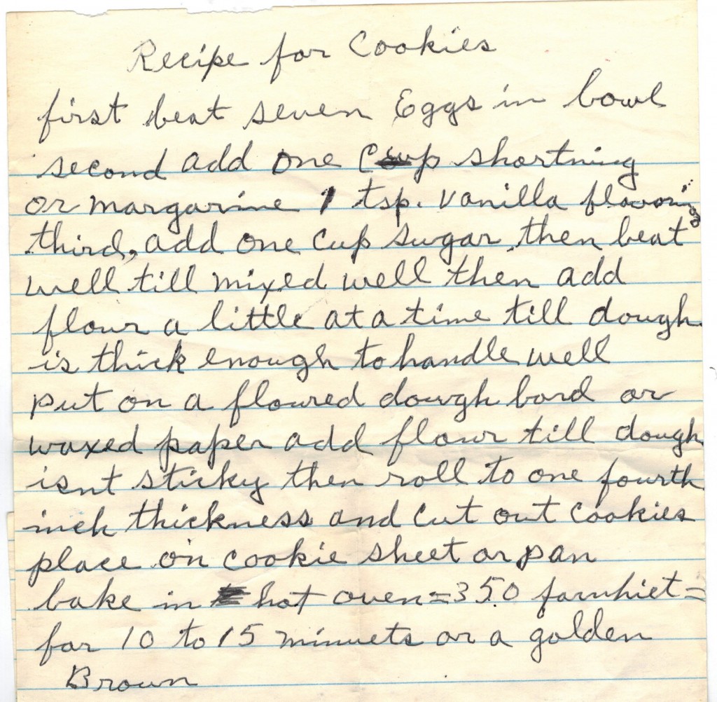 Granny's Cookie Recipe